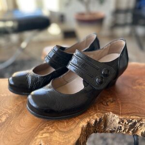 Miz Mooz Black Mary Jane Flats